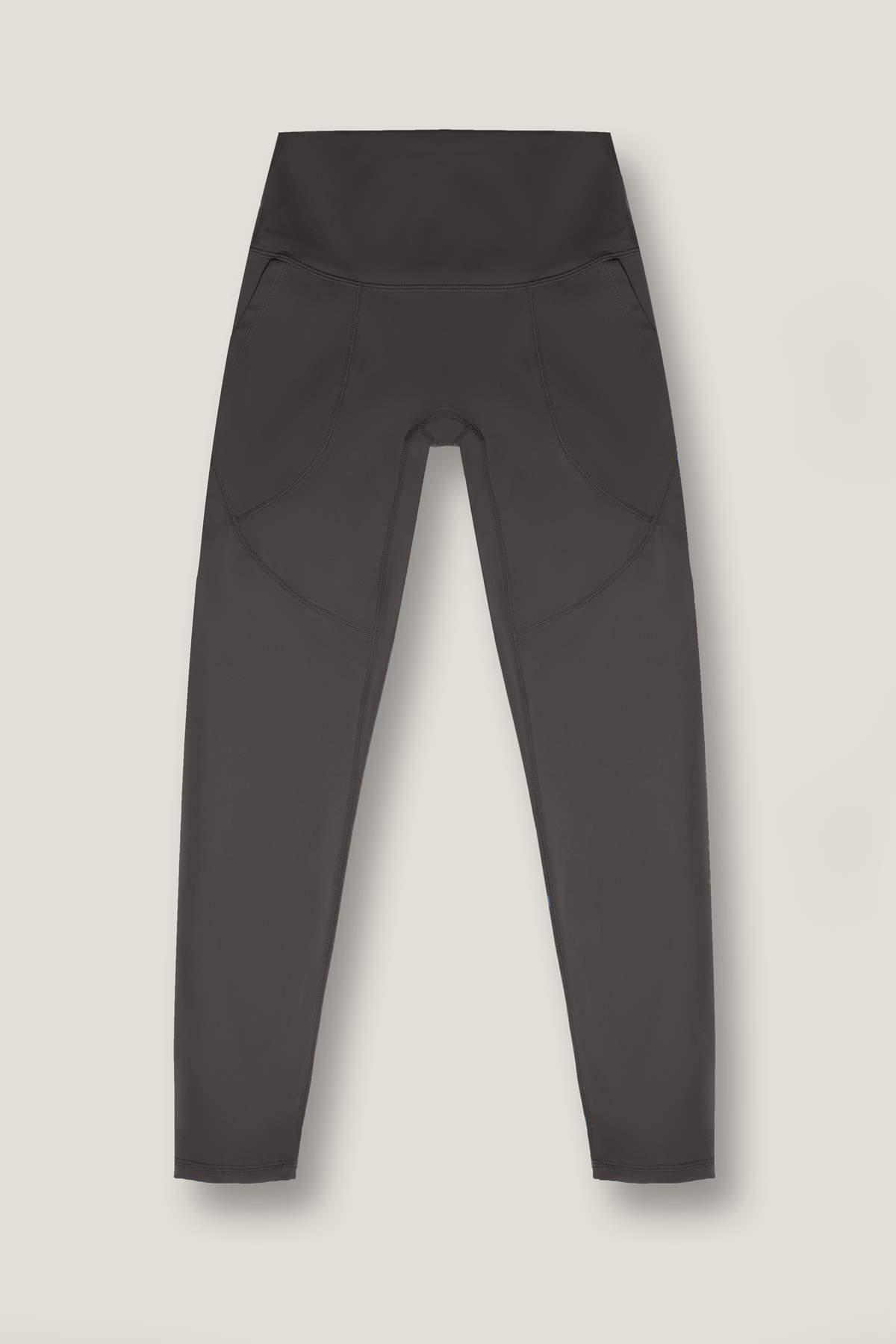 Soft Recycled Leggings With Pockets - Slate Grey