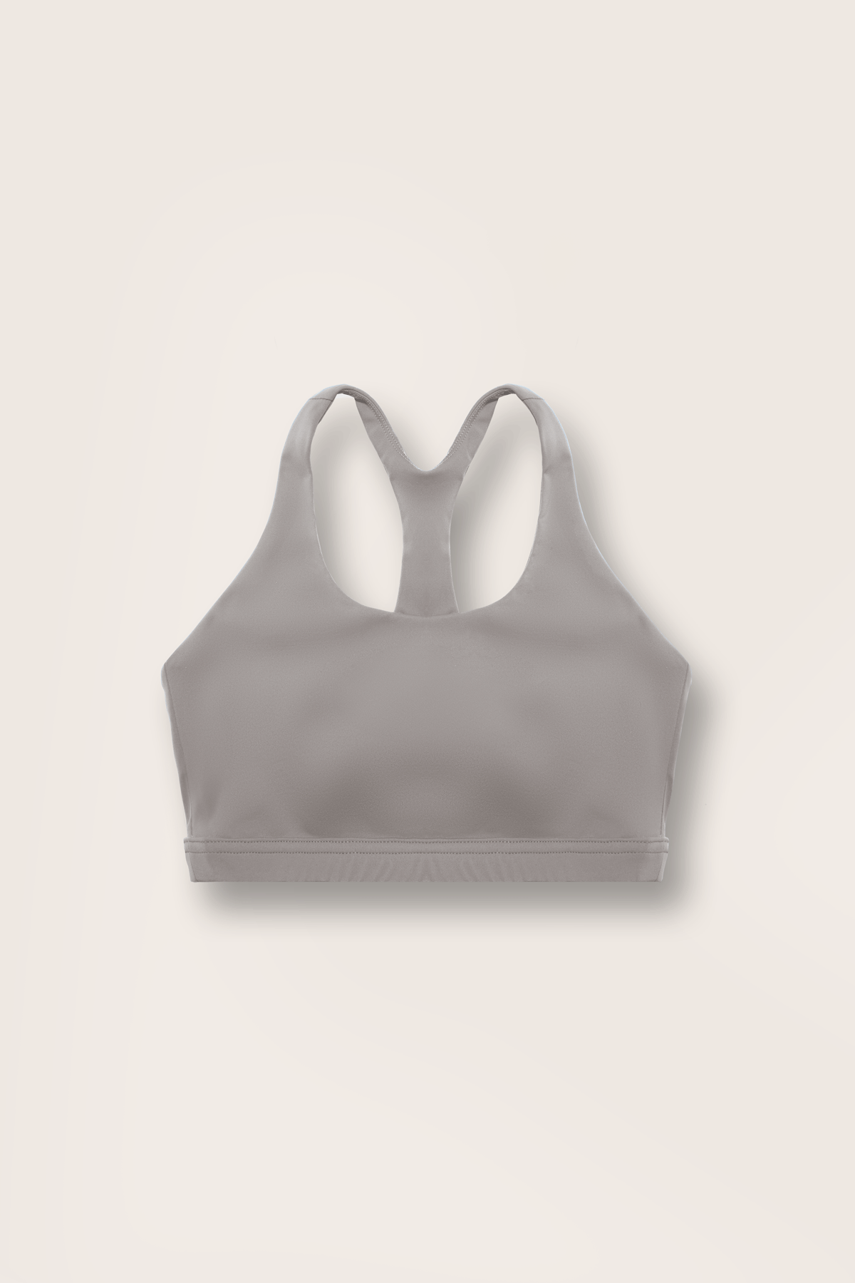 Soft Recycled Sports Bra - Taupe