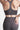 Soft Recycled Sports Bra - Slate Grey on model from behind